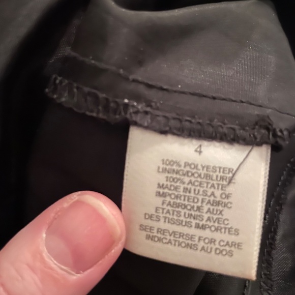 Black velvet lace blouse - Picture 4 of 4